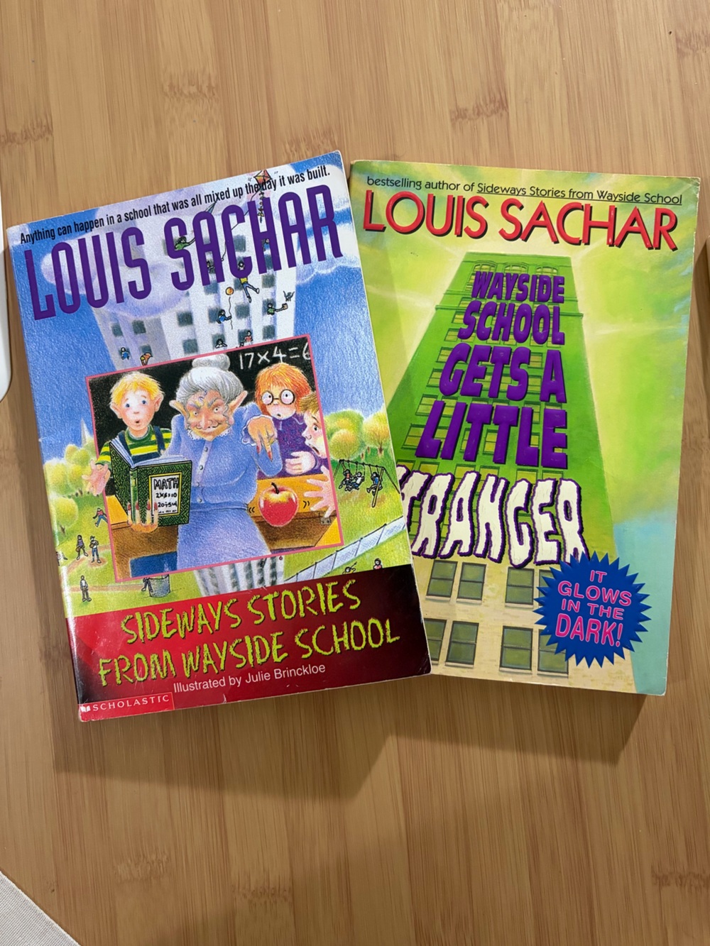 Louis Sachar Books Sideways Stories from Wayside School/Wayside Gets Stranger